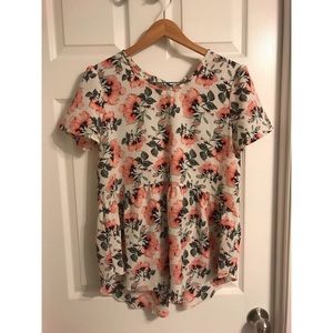 DownEast Floral Blouse